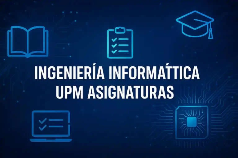 ingenieria informatica upm asignaturas