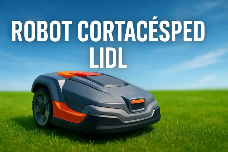 robot cortacesped lidl