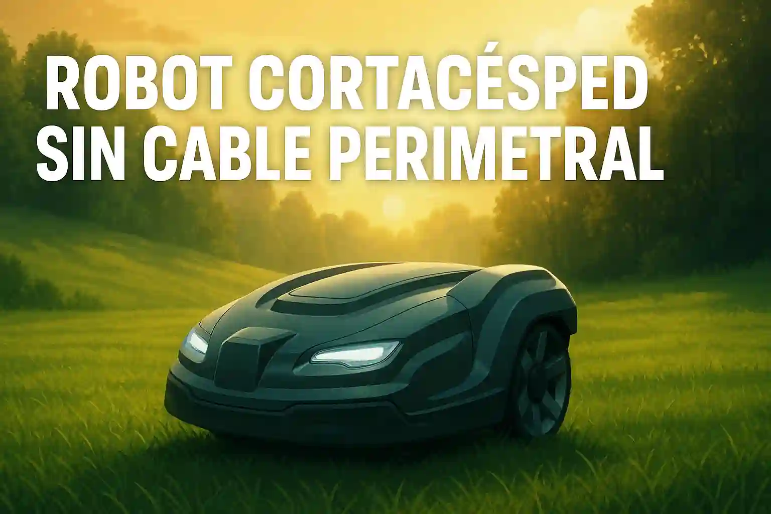 robot cortacesped sin cable perimetral