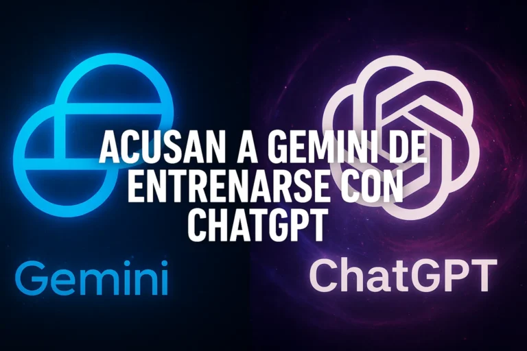 Acusan a Gemini de entrenarse con ChatGPT