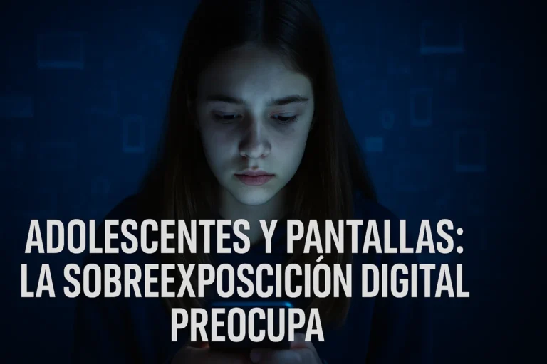 Adolescentes y pantallas la sobreexposición digital preocupa