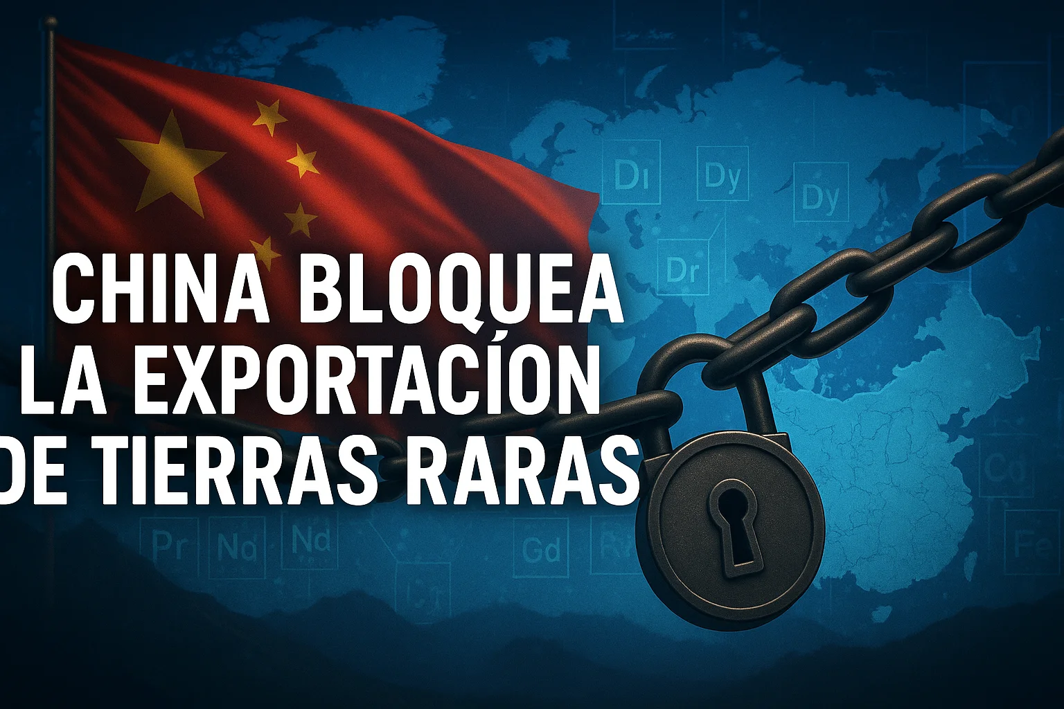 China bloquea la exportación de tierras raras