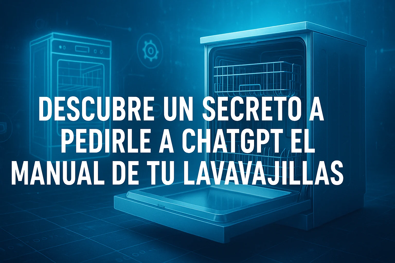 Descubre un secreto al pedirle a ChatGPT el manual de tu lavavajillas