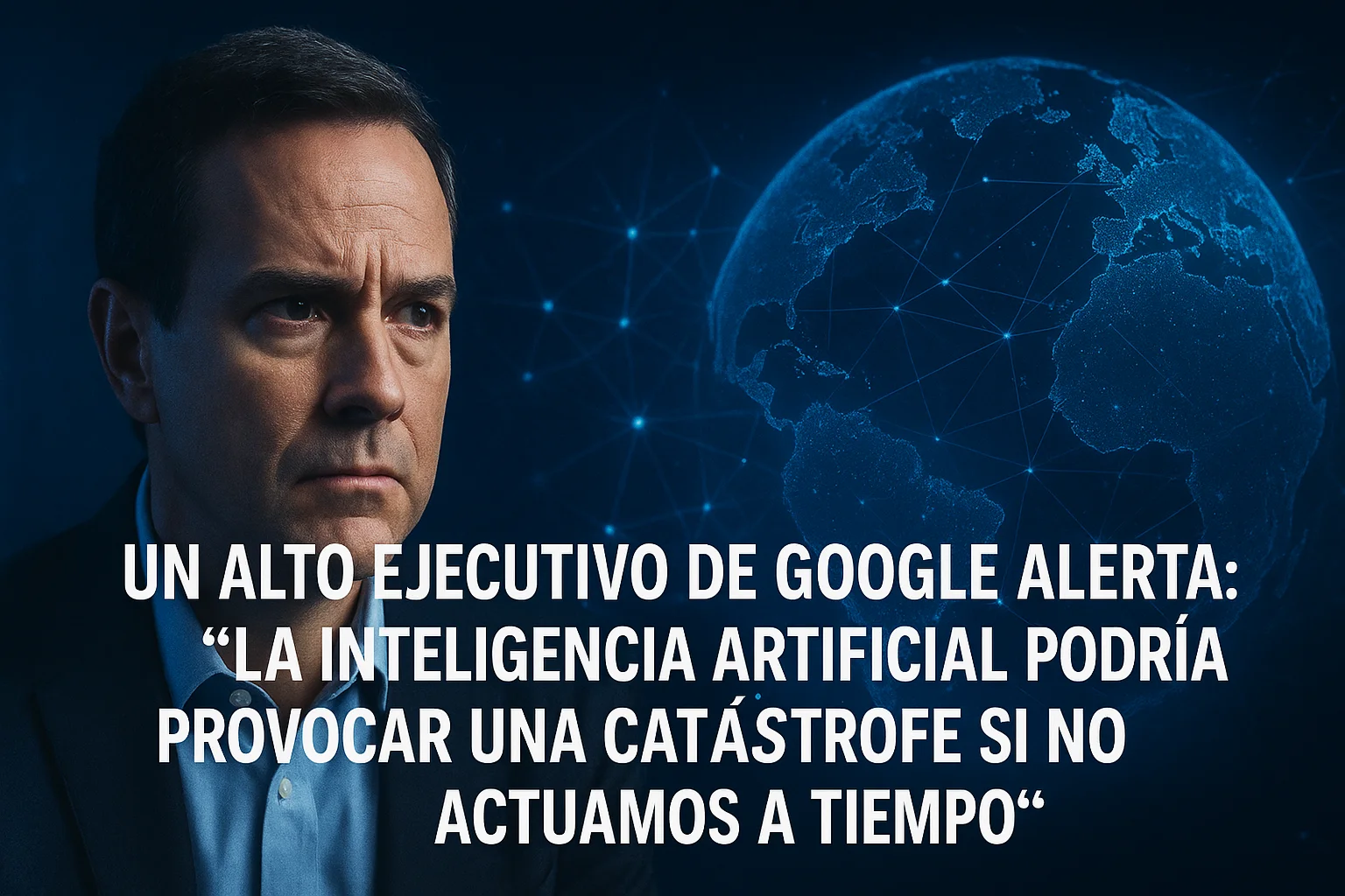 Ejecutivo de Google alerta que la IA podría causar una catástrofe global