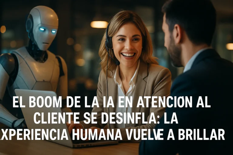 El boom de la IA en atención al cliente se desinfla