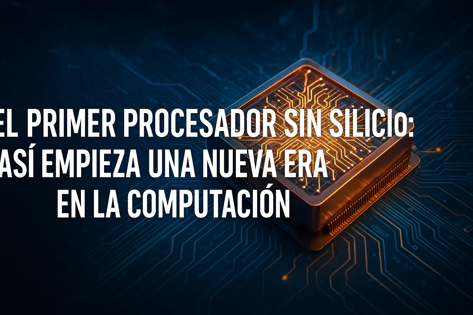 El primer procesador sin silicio