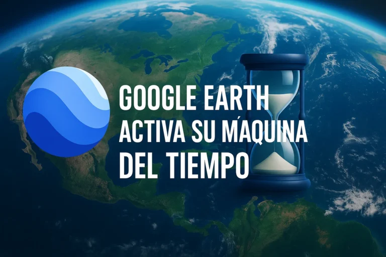 Google Earth activa su máquina del tiempo