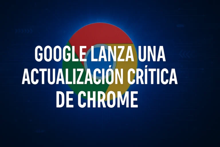 Google lanza una actualización crítica de Chrome