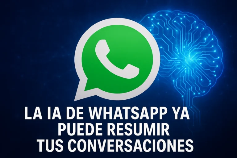 La IA de WhatsApp ya puede resumir tus conversaciones