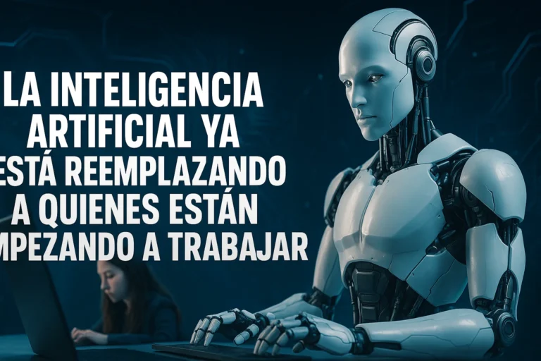 La inteligencia artificial ya está reemplazando a quienes están empezando a trabajar