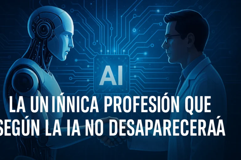 La única profesión que según la IA no desaparecerá