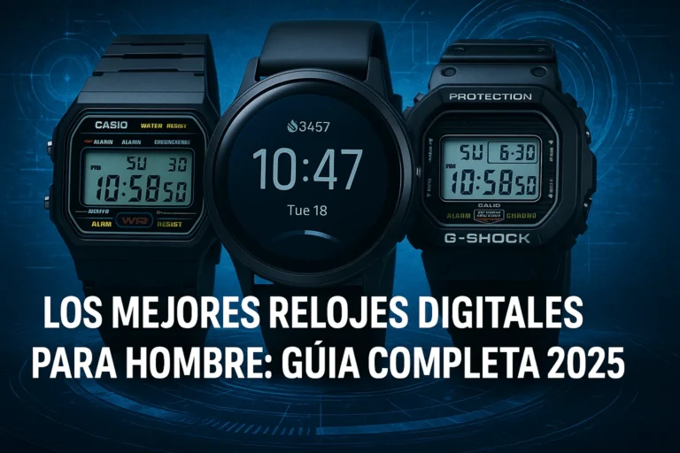 Los mejores relojes digitales para hombre