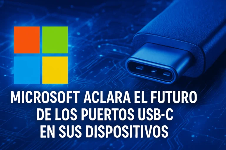 Microsoft aclara el futuro de los puertos USB-C en sus dispositivos