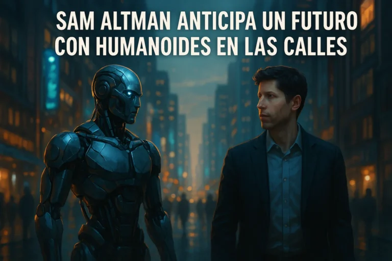 Sam Altman anticipa un futuro con humanoides en las calles