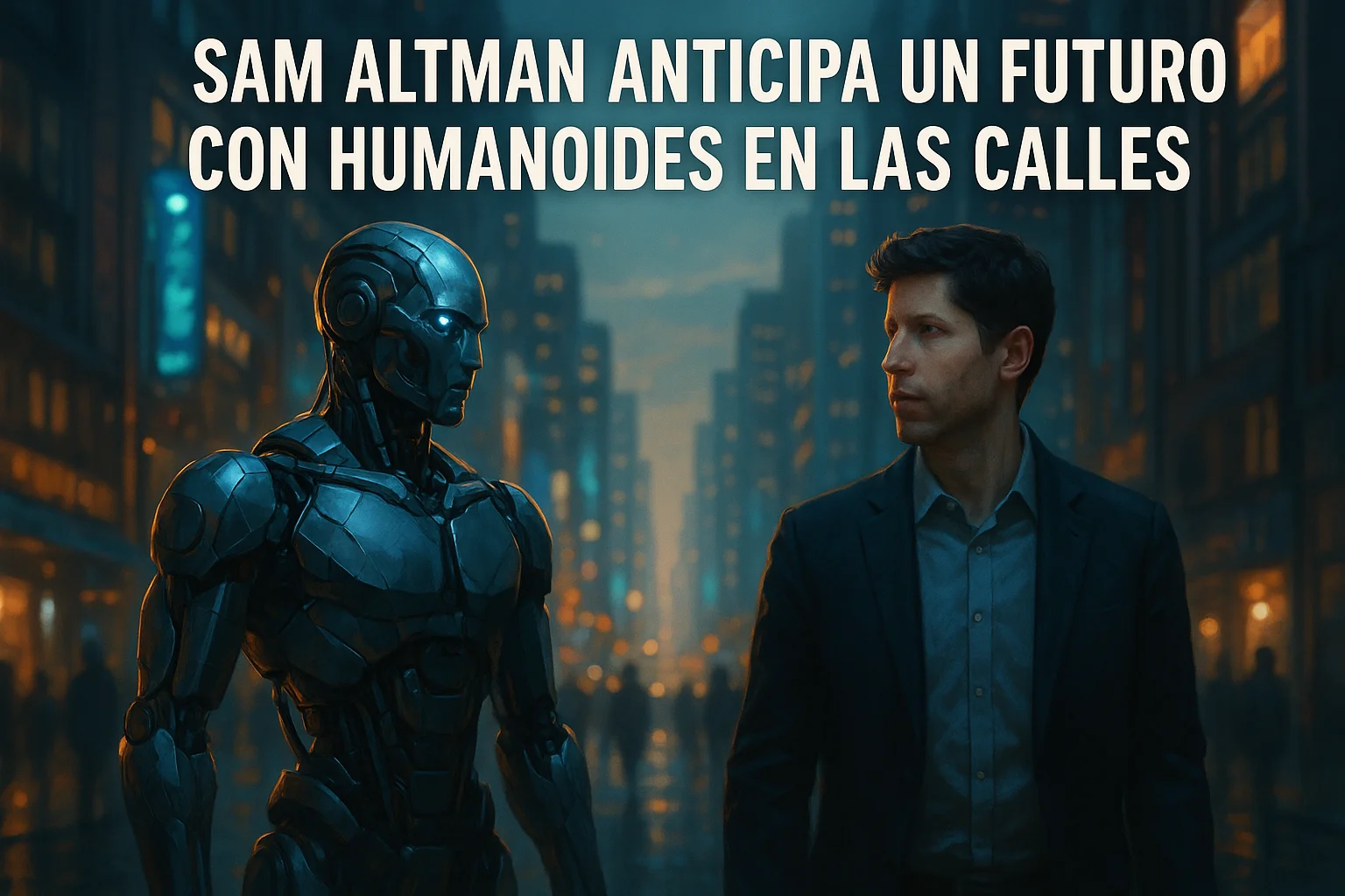 Sam Altman anticipa un futuro con humanoides en las calles