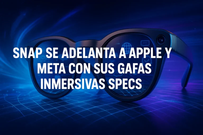 Snap se adelanta a Apple y Meta con sus gafas inmersivas Specs