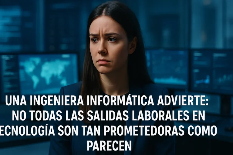 Una ingeniera informática advierte