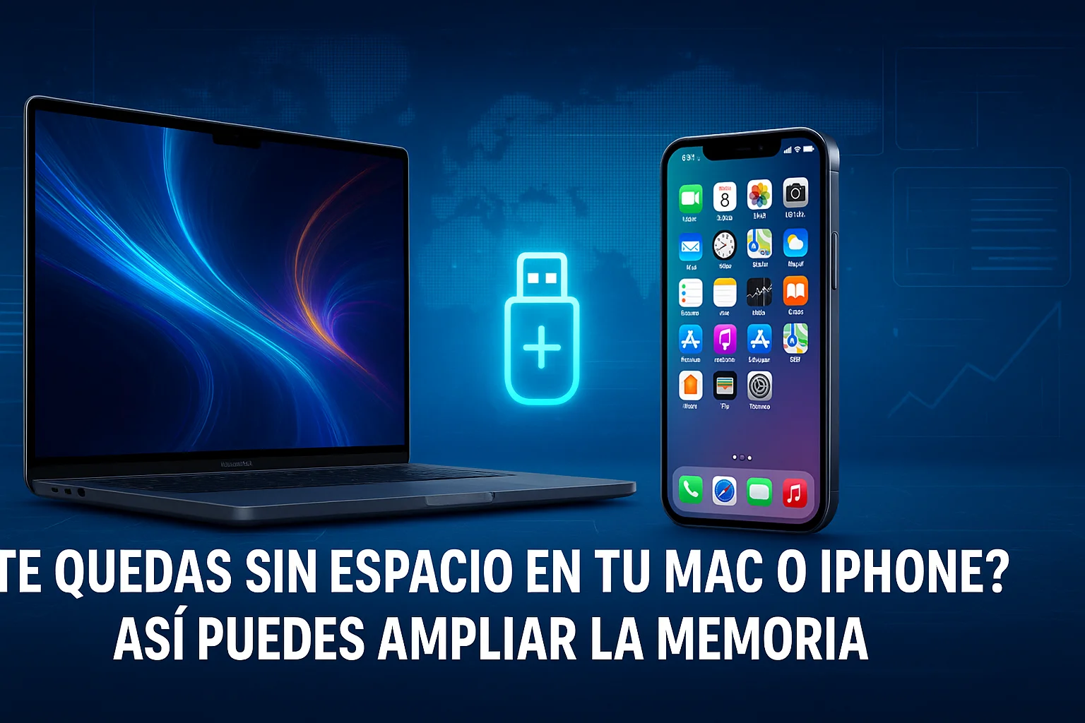 ¿Te quedas sin espacio en tu Mac o iPhone Así puedes ampliar la memoria