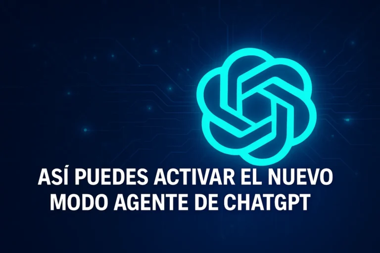 Así puedes activar el nuevo modo Agente de ChatGPT