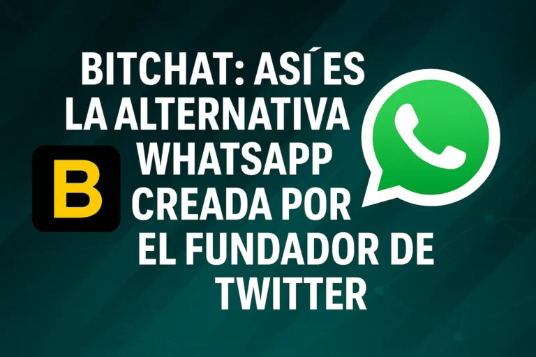 Bitchat puede sustituir tu WhatsApp