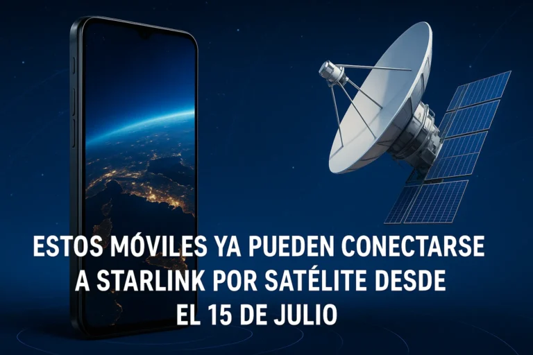 Estos móviles ya pueden conectarse a Starlink
