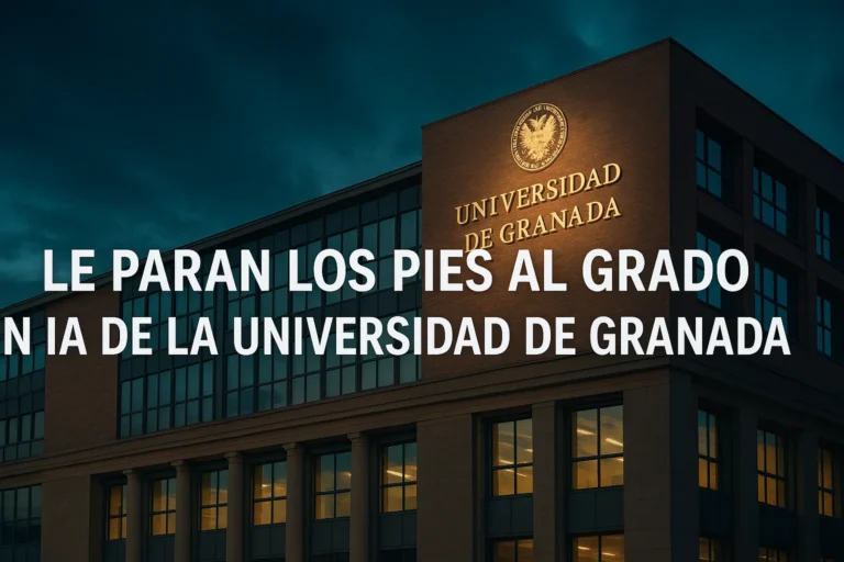 Le paran los pies al grado en IA de la Universidad de Granada
