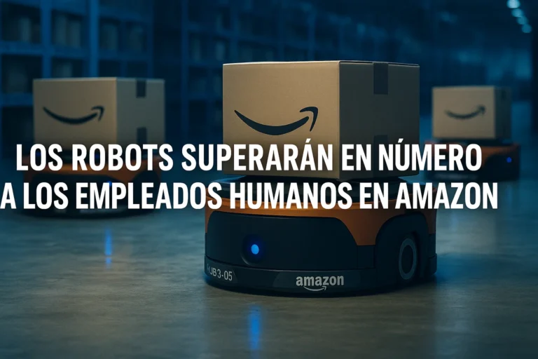 Los robots superarán en número a los empleados humanos en Amazon