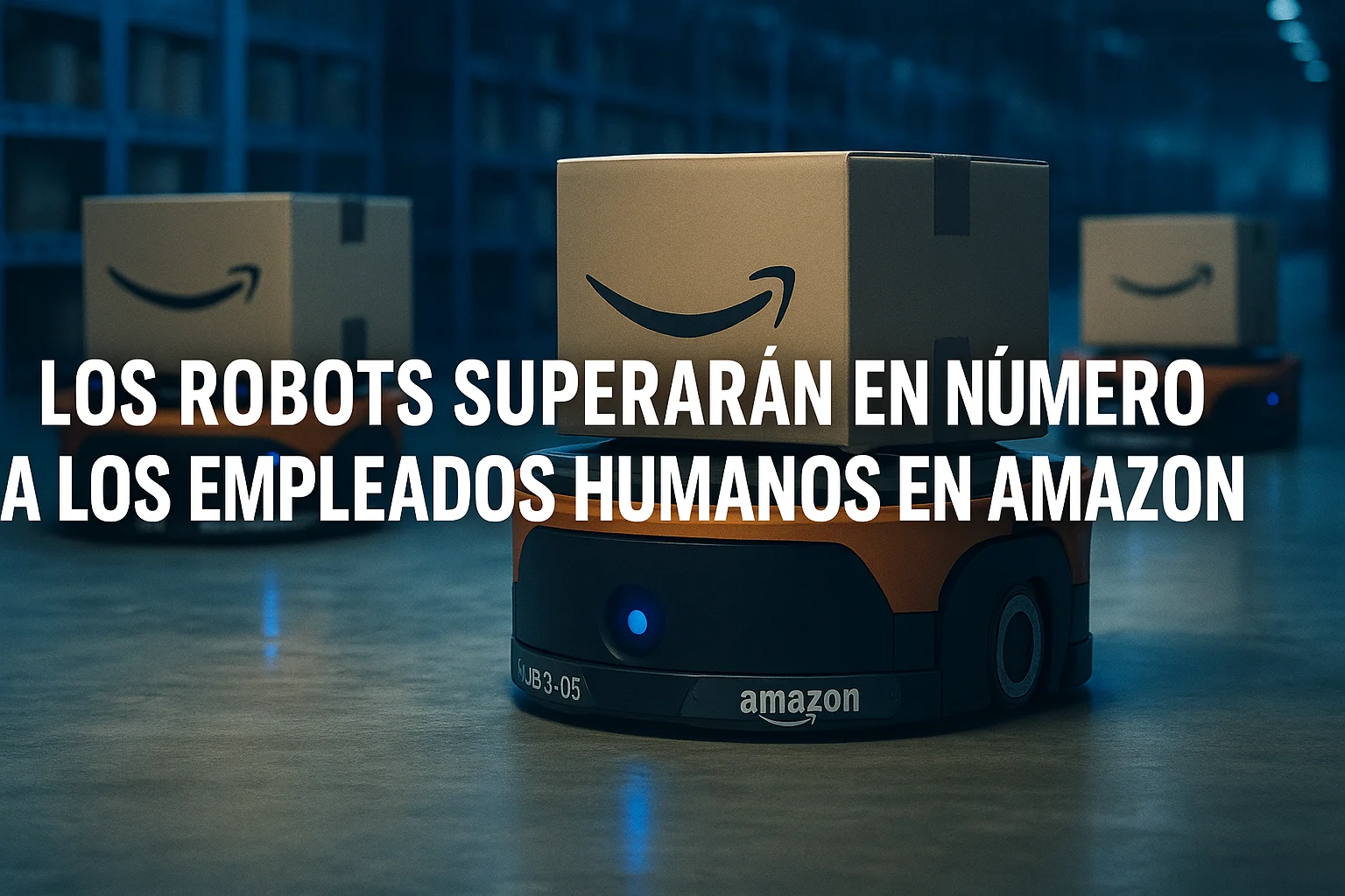 Los robots superarán en número a los empleados humanos en Amazon