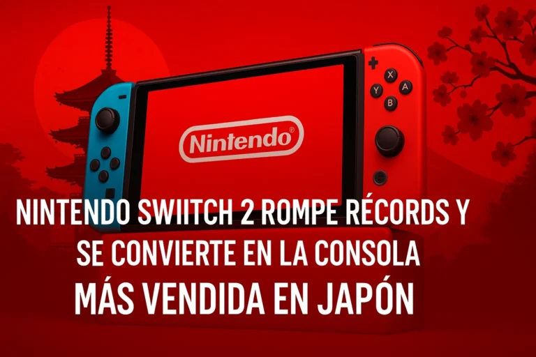Nintendo Switch 2 rompe récords y se convierte en la consola más vendida en Japón