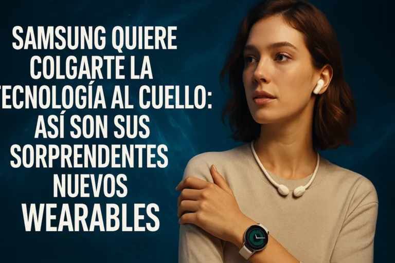 Samsung quiere colgarte la tecnología al cuello