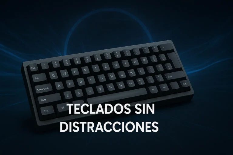 Teclados sin distracciones