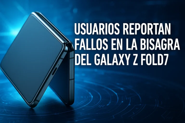 Usuarios reportan fallos en la bisagra del Galaxy Z Fold7
