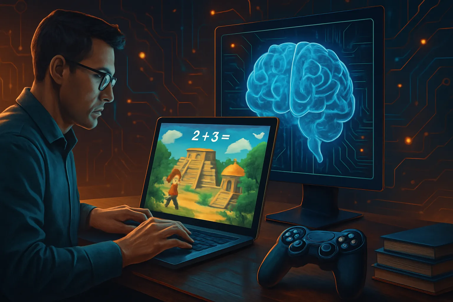 Crea video juegos educativos usando solo la IA