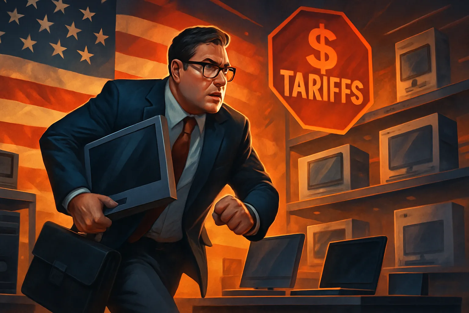El miedo a los aranceles impulsa la compra de hardware en USA