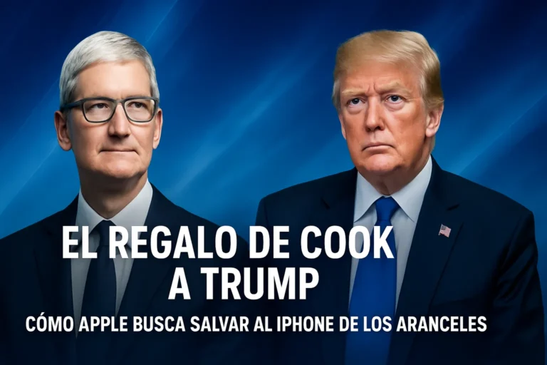 El regalo de Cook a Trump que explica cómo Apple busca salvar al iPhone de los aranceles