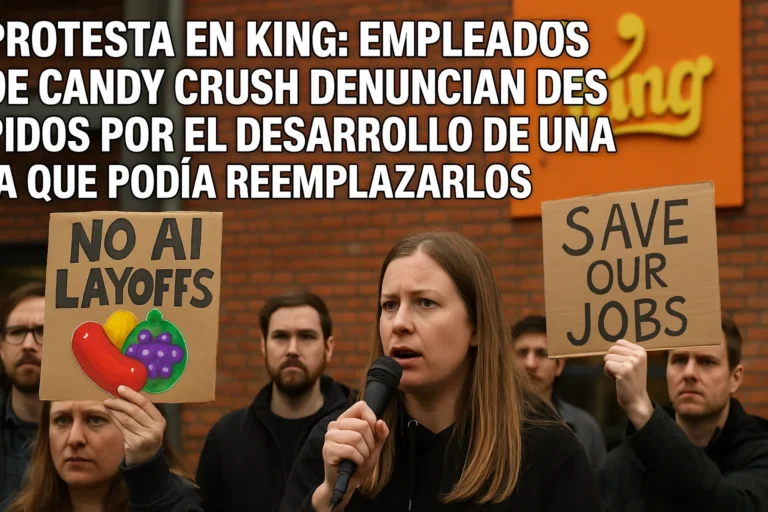 Empleados de Candy Crush denuncian despidos por el desarrollo de una IA