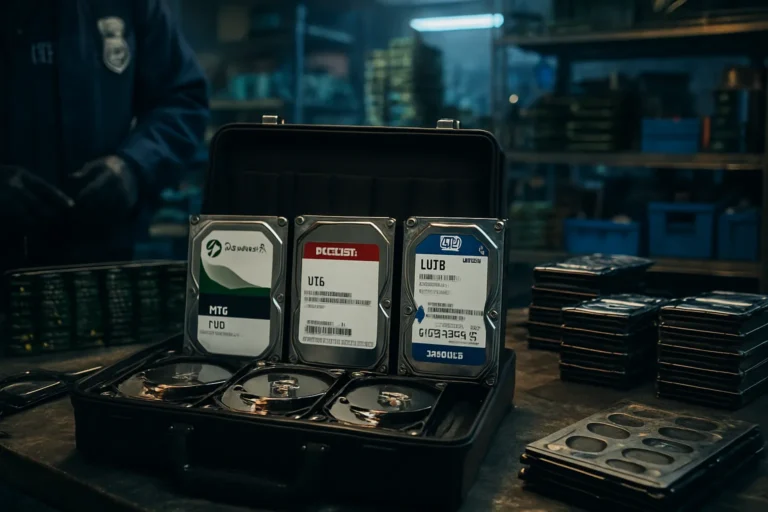 Encuentran el mayor taller de falsificación de discos duros, los afectados Seagate, Toshiba y WD