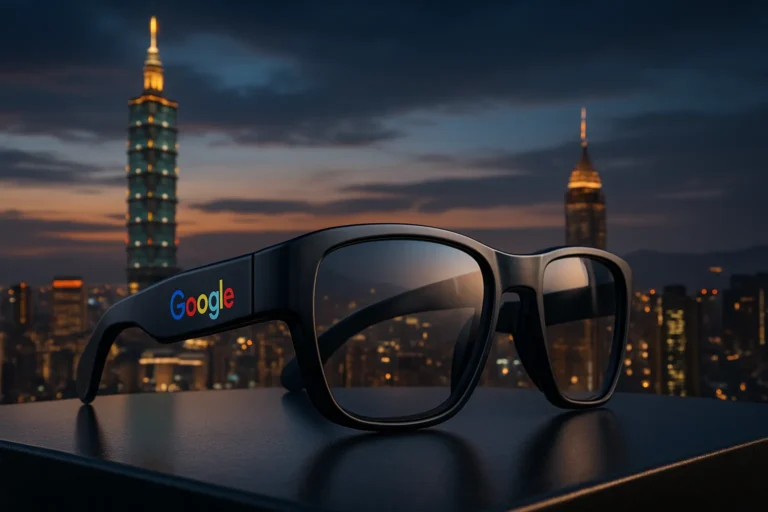 Google prepara sus nuevas gafas con IA en Taiwan