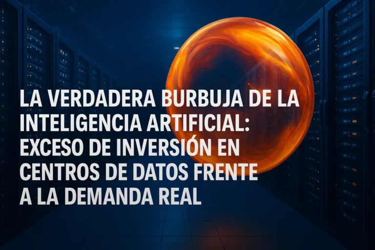 La verdadera burbuja de la inteligencia artificial exceso de inversión en centros de datos frente a la demanda real