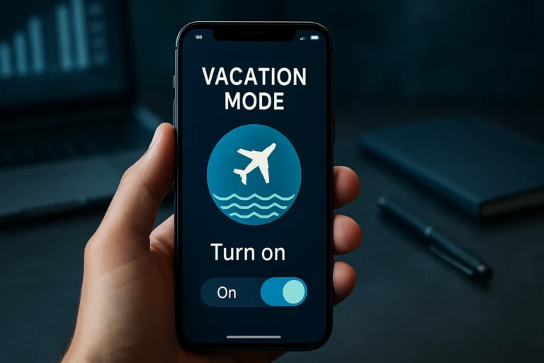 Modo vacaciones en el móvil: cómo se configura y para qué lo uso