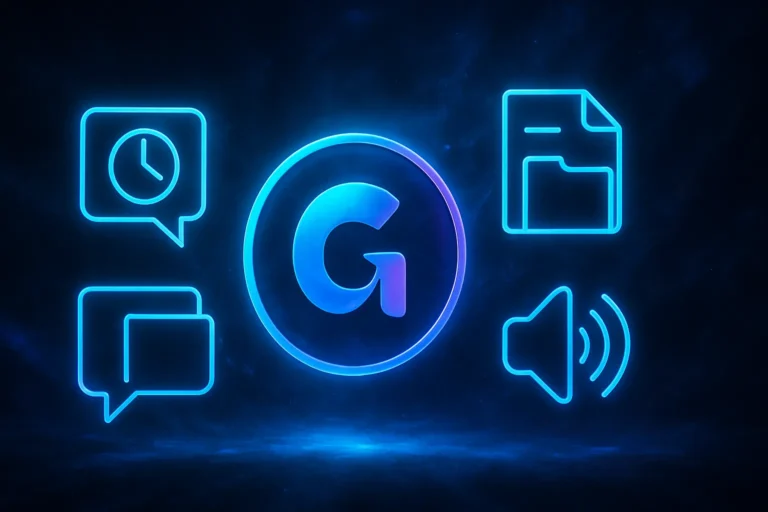 Novedades de gemini: conversaciones temporales, ficheros y audios.