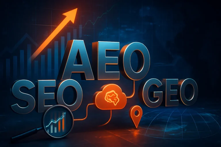 SEO, AEO y GEO cuáles son las diferencias el futuro del posicionamiento digital.