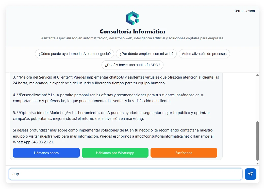 chatbot a medida GPT 5 Oauth google