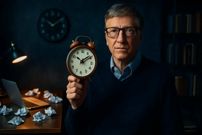 Bill Gates tenía tendencia a la procrastinación hasta que encontró un remedio