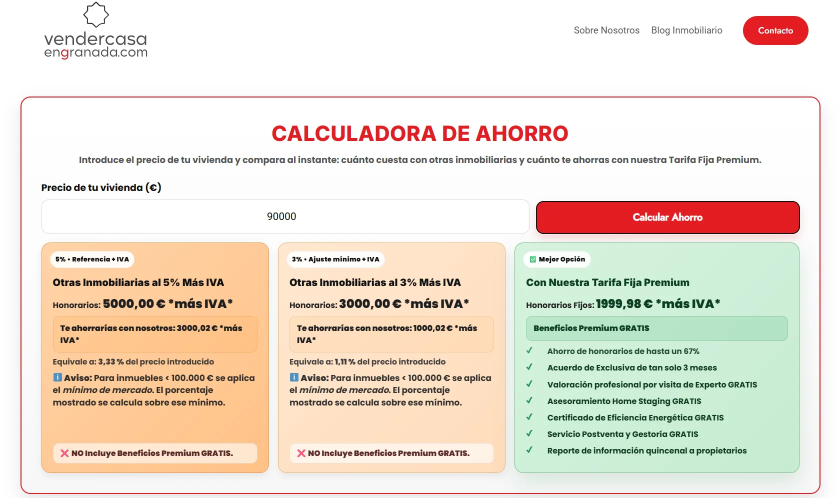 Desarrollo de calculadora a medida