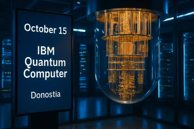 El 15 de octubre se inaugura el superordenador cuántico de IBM en Donostia