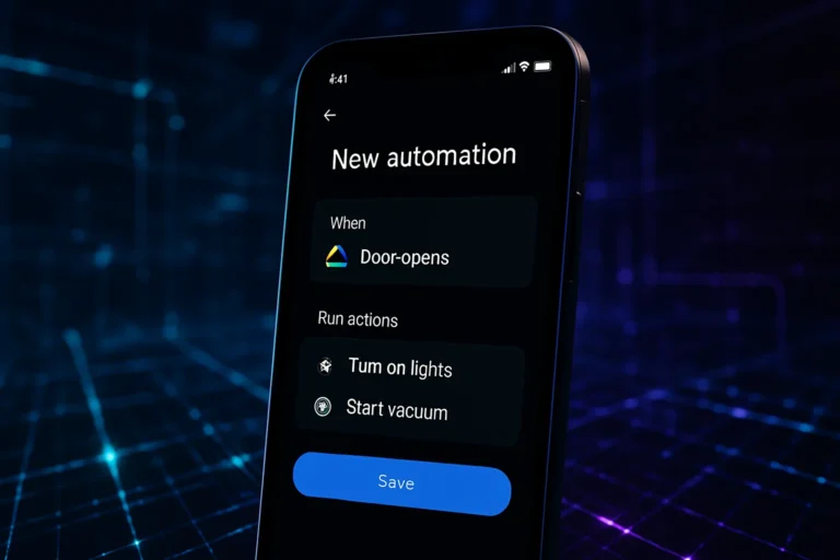 El nuevo editor de automatizaciones de Google Home
