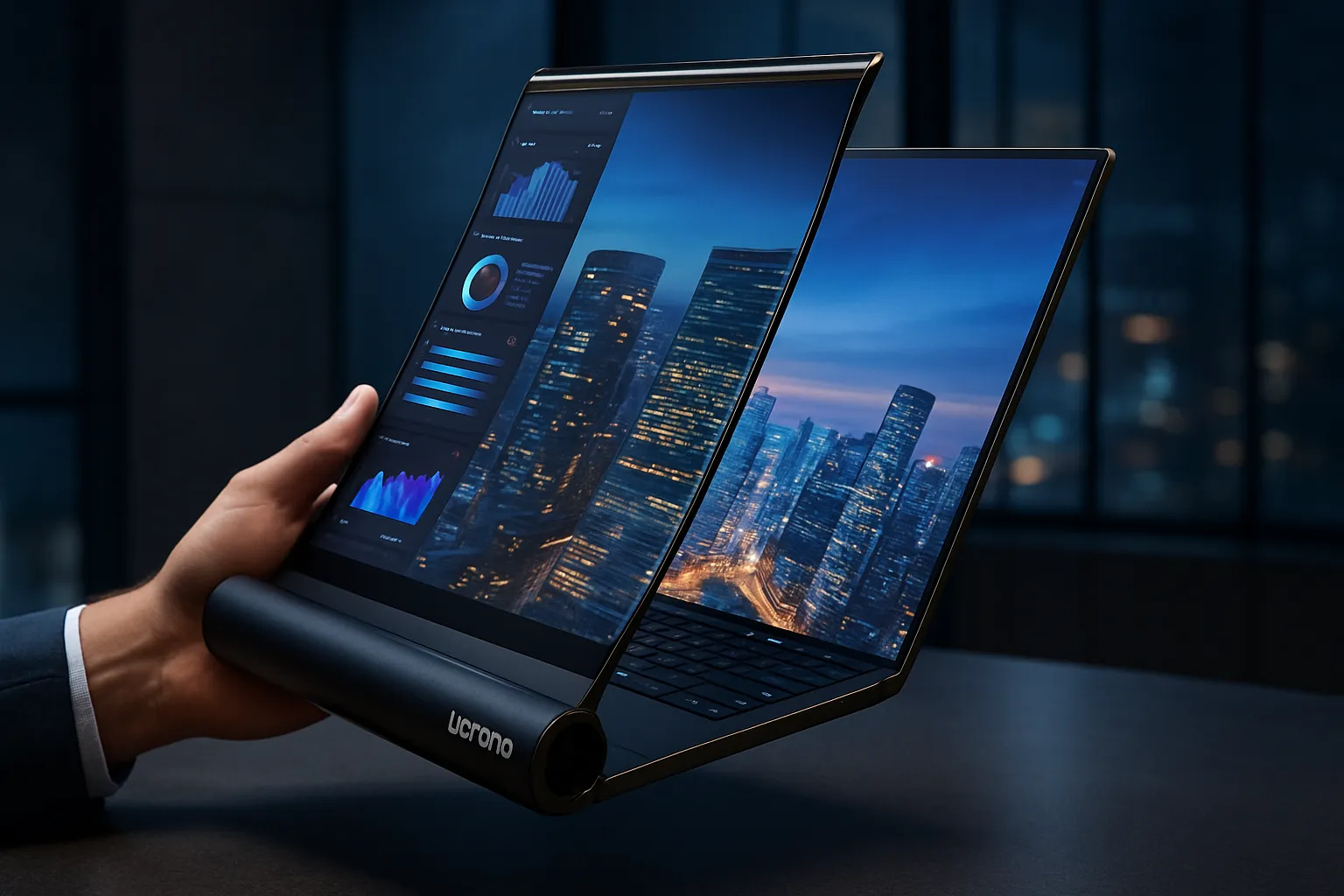 El primer portátil enrollable es de Lenovo y estas son sus ventajas
