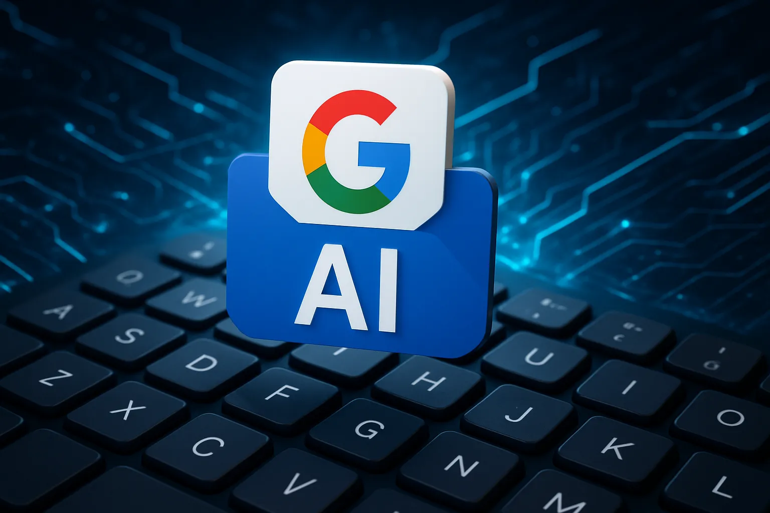 El teclado con IA de google Gboard