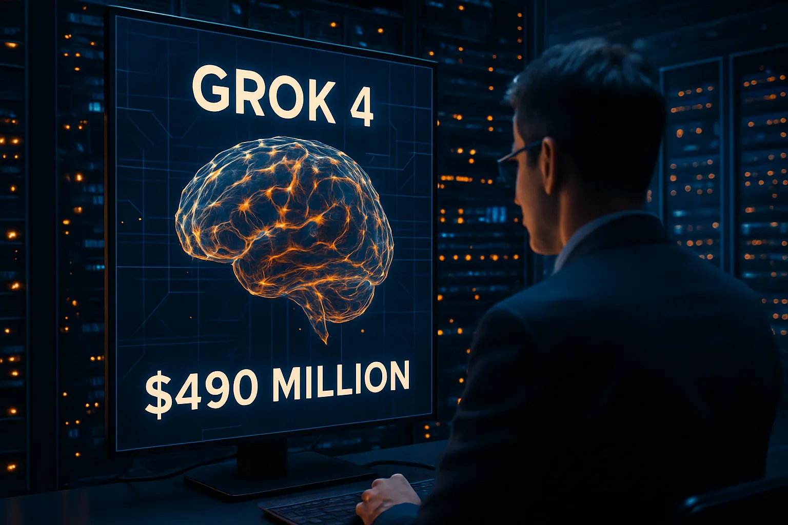 Entrenar a Grok 4 tuvo un costo de 490 millones